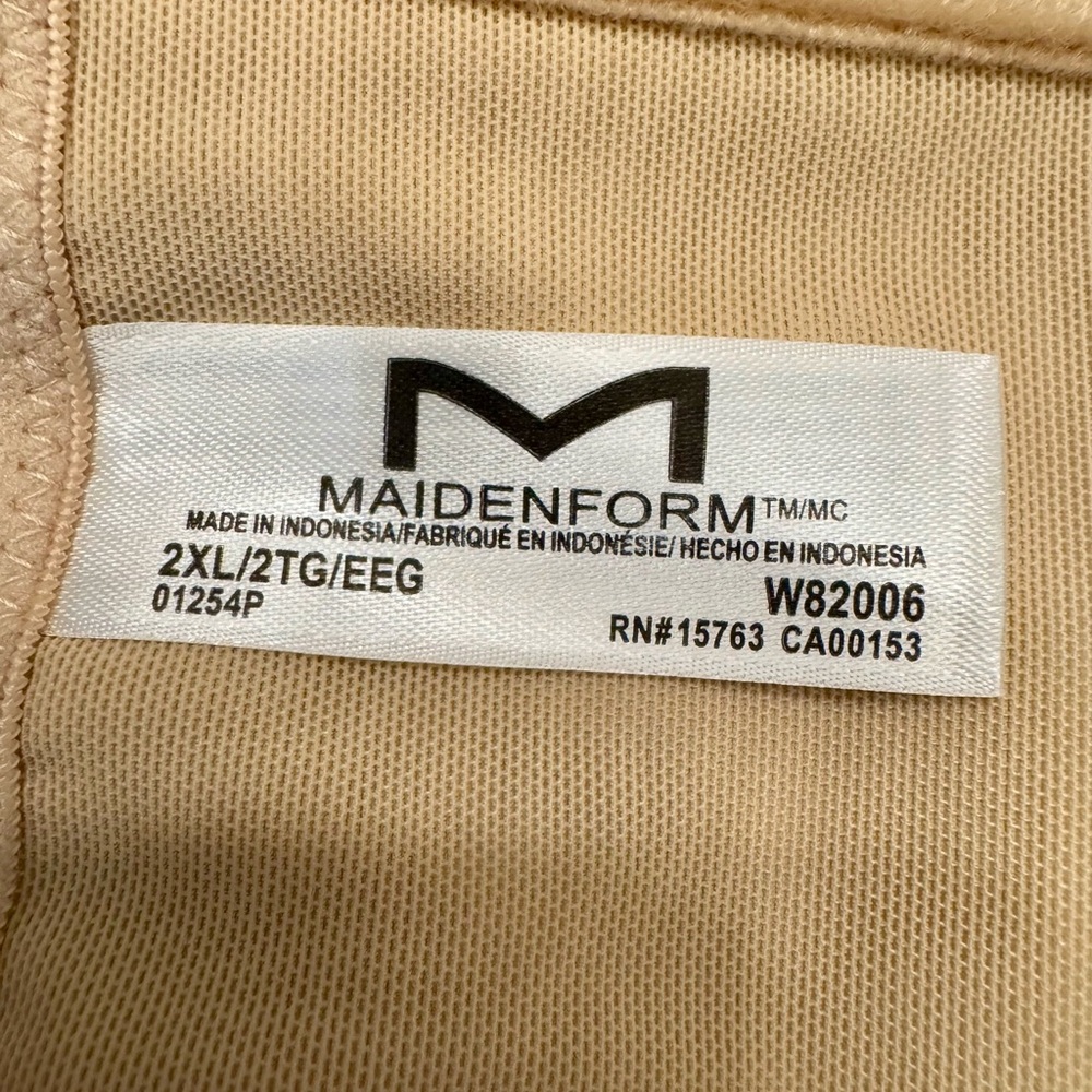 Maidenform Women’s‎ Beige Lace Waist Trainer Shapewear EUC Size 2XL - Picture 4 of 8